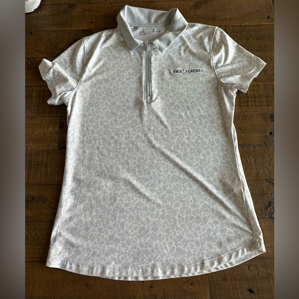 Under‎ Armour ( The Players) Zinger Bloom Ladies Golf Polo - Size Small